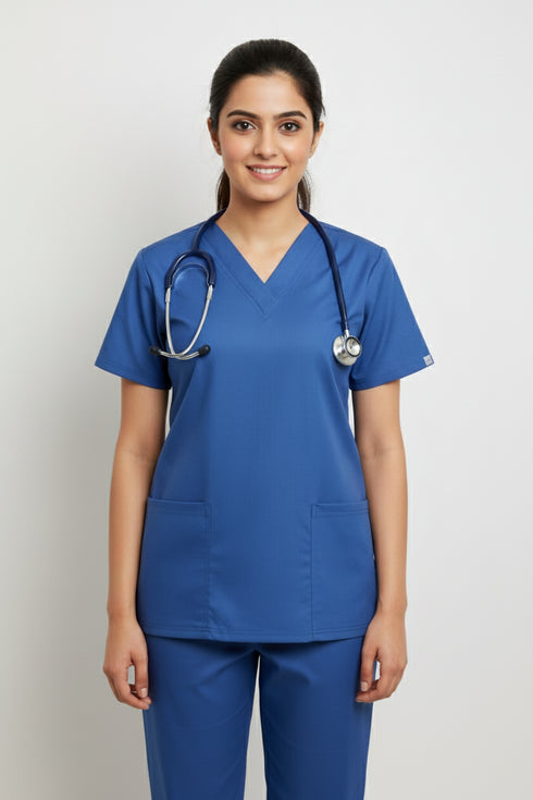Women's 2-Pocket V-Neck Scrub